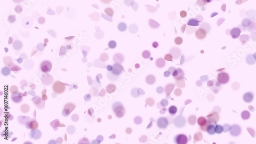 Frost purple Watercolor with pink background. Pink abstract background with bubbles.