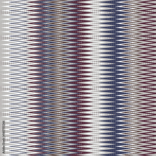 Tribal-Inspired Geometric Zigzag Pattern