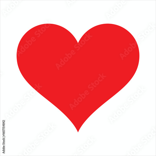 Red Heart Love Symbol Icon