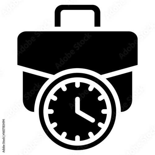 Part Time Job  Icon Element For Design