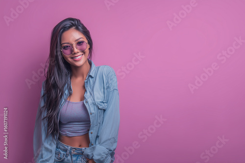 Fashion model isolated 3d background