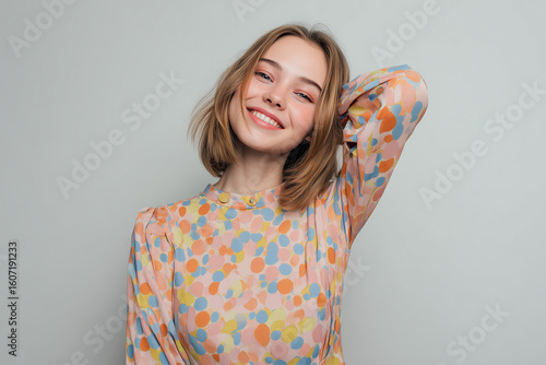 Fashion model isolated 3d background