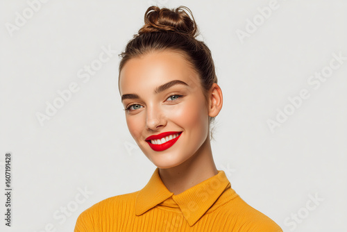 Fashion model isolated 3d background