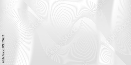 Premium background design with diagonal line pattern in grey colour. Vector white horizontal template for business banner, formal invitation backdrop, luxury voucher, prestigious gift certificate