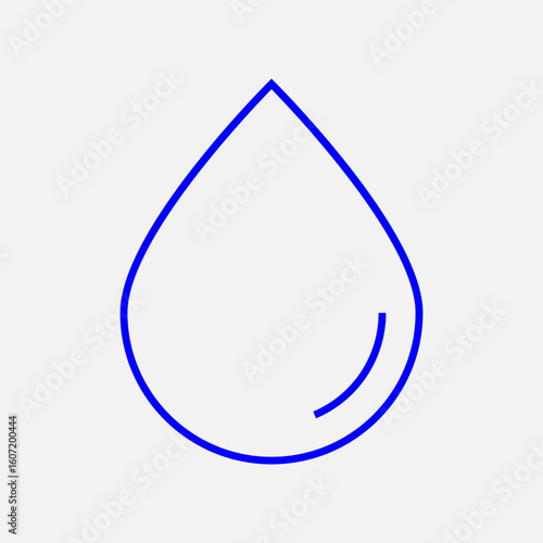 water icon symbol illustration vector eps10 logo template design 