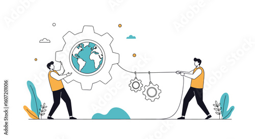 Global collaboration and partnership building for international business success and growth