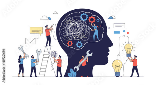 Teamwork and innovation driving cognitive enhancement and problem solving through collaborative effort