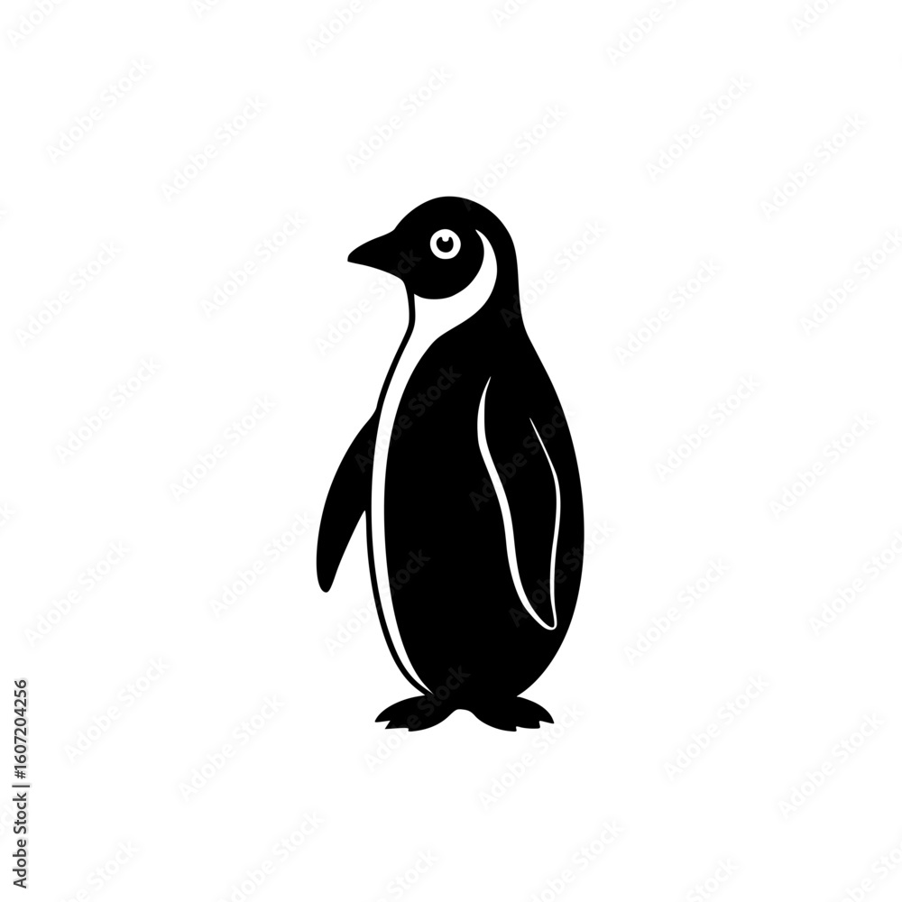 Fototapeta premium penguin on a white background