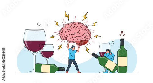 Understanding the detrimental effects of alcohol consumption on brain health and cognitive function