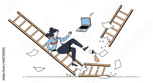 Navigating the challenges of career advancement and the precarious nature of professional stability