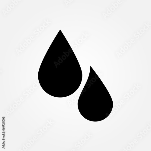 water icon symbol illustration vector eps10 logo template design 