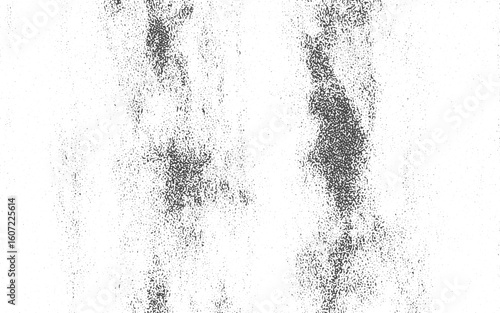 Grunge Black And White Urban Vector Texture Template.Black Grainy Texture Isolated On White Background. Dust Overlay. Dark Noise Granules. Digitally Generated Image.