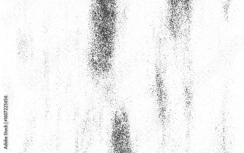 Grunge Black And White Urban Vector Texture Template.Black Grainy Texture Isolated On White Background. Dust Overlay. Dark Noise Granules. Digitally Generated Image.