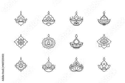 Ornate Diya Designs