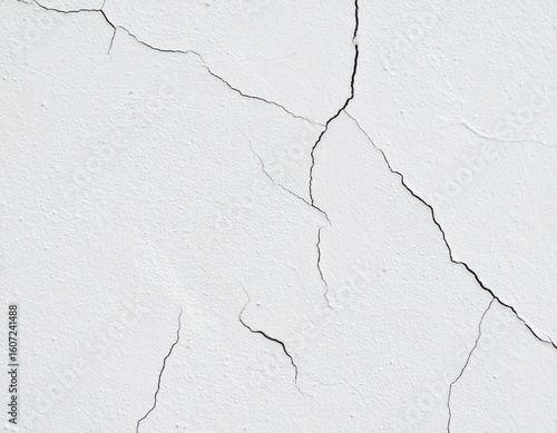 Clean plaster wall with subtle cracks