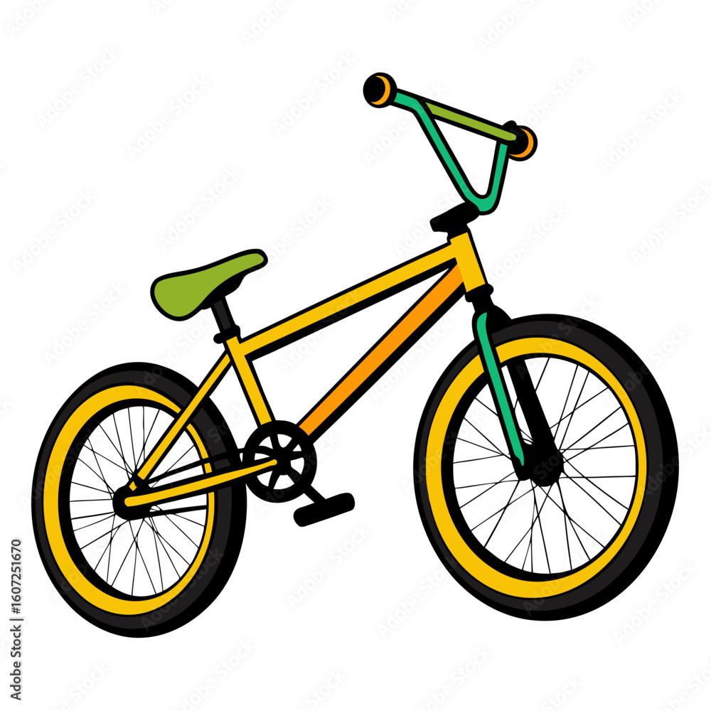 Obraz premium bicycle isolated on white