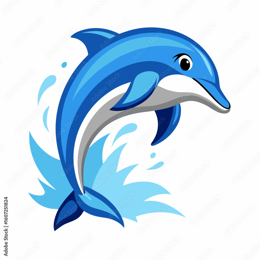 Fototapeta premium dolphin vector illustration