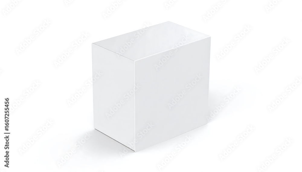 Blank white box on white background Blank white box on white background