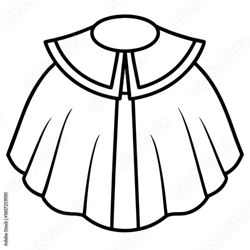 Minimal Capelet Silhouette 