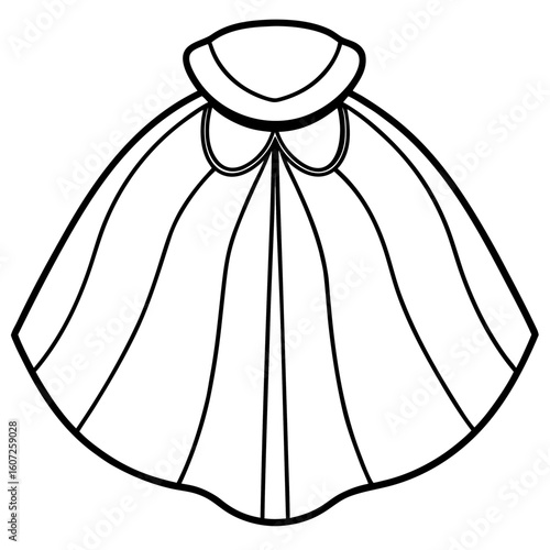 Minimal Capelet Silhouette 