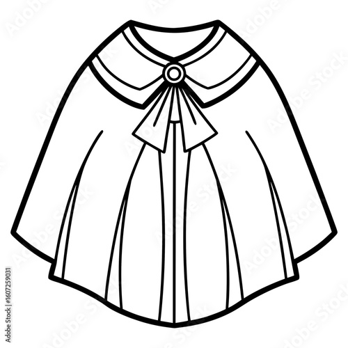Minimal Capelet Silhouette 