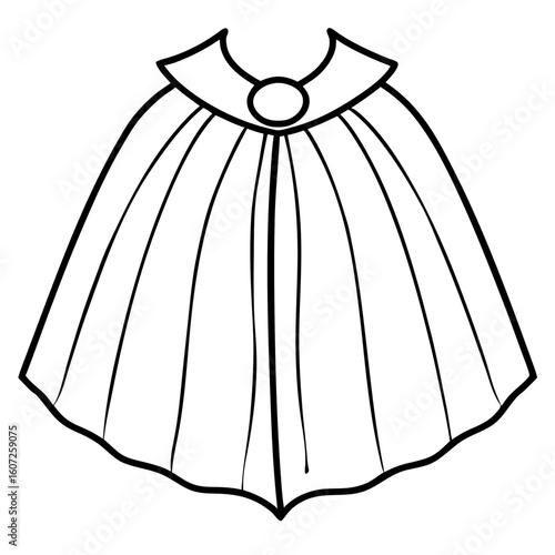 Minimal Capelet Silhouette 