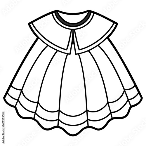 Minimal Capelet Silhouette 