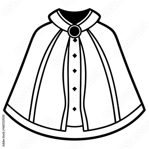 Minimal Capelet Silhouette 