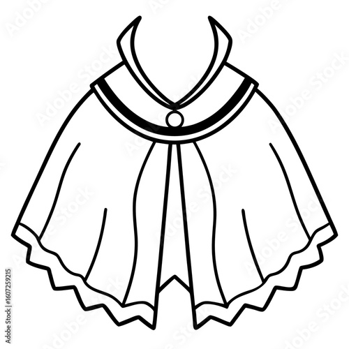 Minimal Capelet Silhouette 