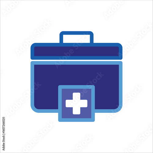 Medical Healthcare Icons. Simple colored Vector Illustration