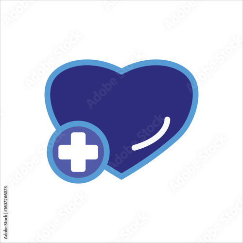 Health Icons. Simple colored Vector Illustration