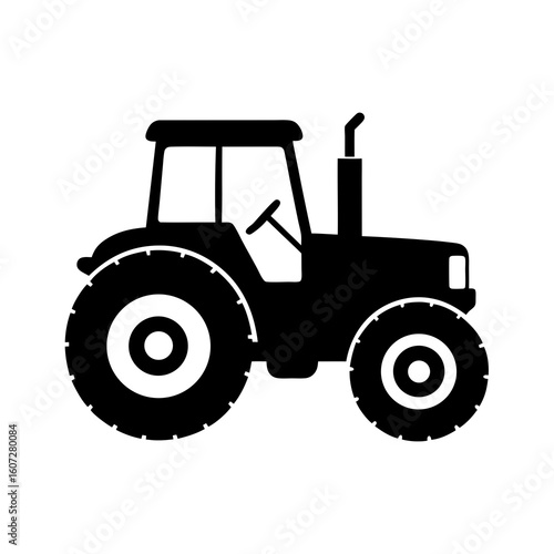 tractor isolated on white background
