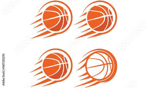 Basketball Clipart Bundle – Icons, Players, Slam Dunk, Fire Ball & Vector Sports Art