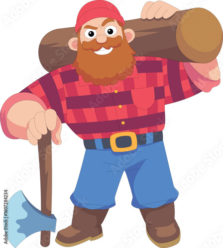 Cartoon Lumberjack