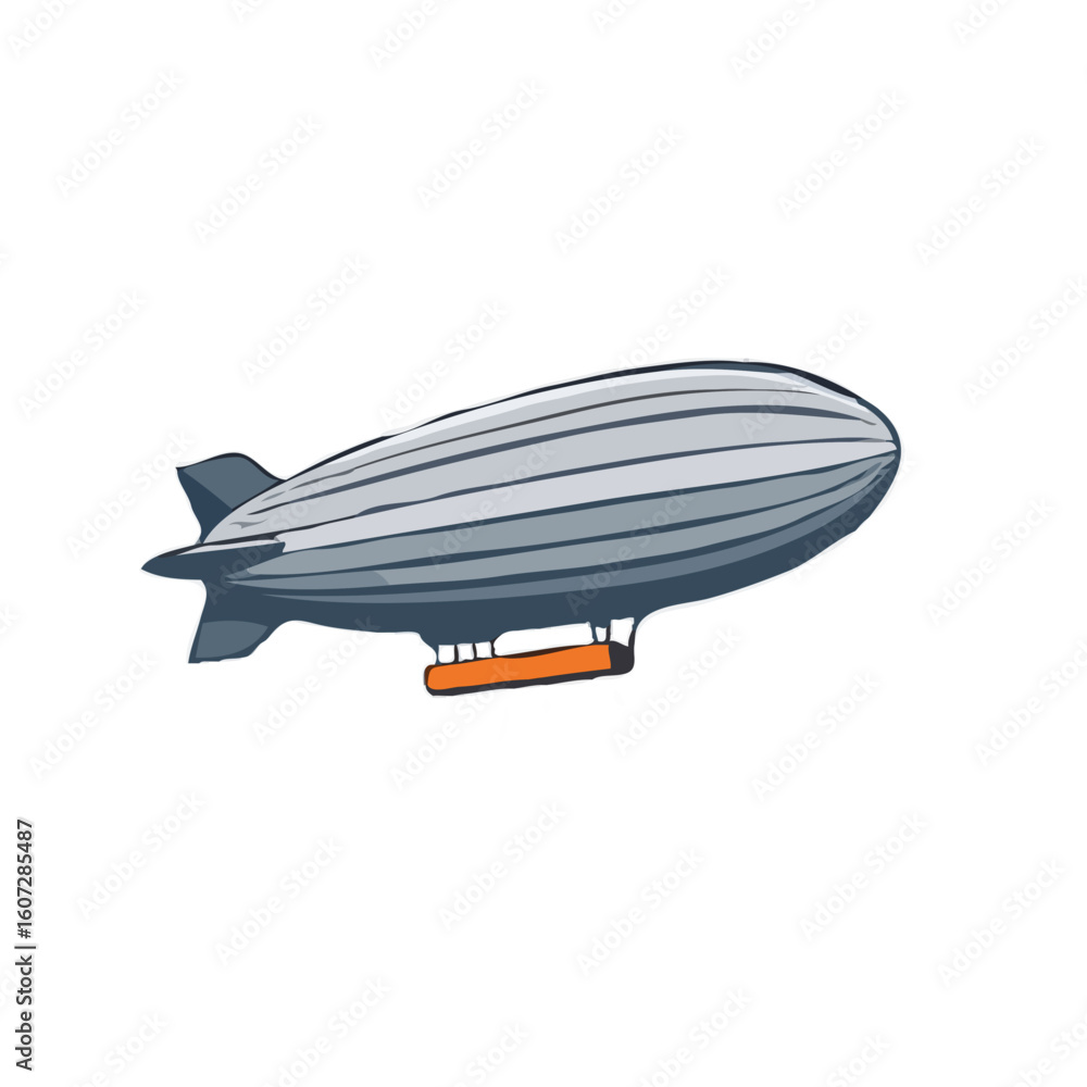 Fototapeta premium Iconical 20th Century Zeppelin