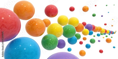 Colorful Spheres Ascending ...