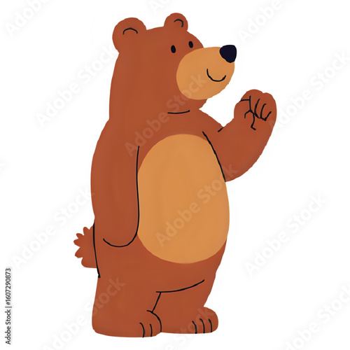 brown bear cartoon