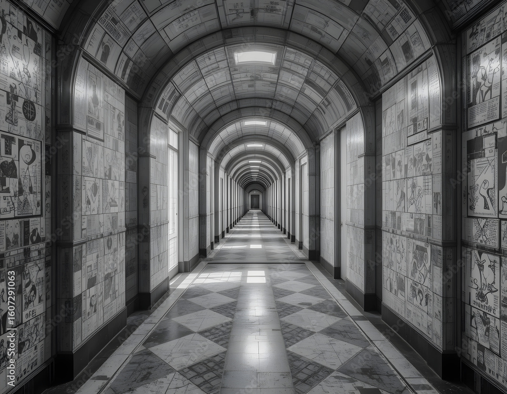 Obraz premium tunnel in the city