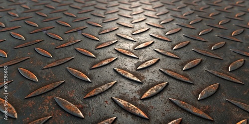 Rusted Metal Diamond Plate ...