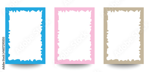 3 Modern A4 art vector textured background for ads, cover, poster, sales, social media, flyer, interior. Ideal template design.