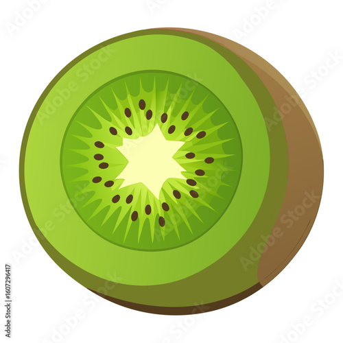 slice of kiwi
