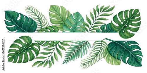 Tropical Frame Watercolor M...