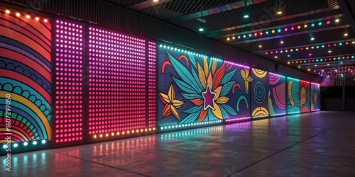 Vibrant Hallway LED Panels ...