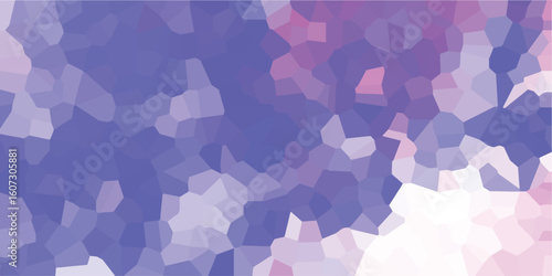 Abstract geometric mosaic pattern in purple and pink gradient a digital illustration for backgrounds and creative design