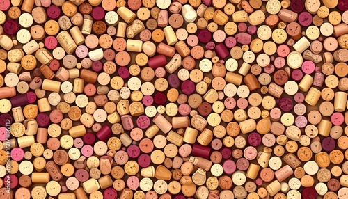 A multitude of wine corks
