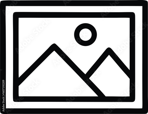 Gallery Vector Line Icon 