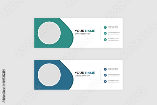 This is an Email Signature. Where the logo is given with contact.