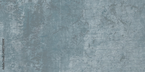 Textured dusty teal gray metal surface with grainy grunge overlay for industrial and vintage design applications
