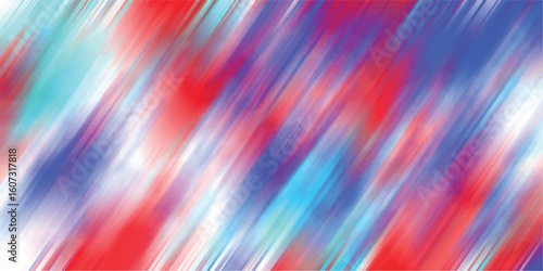 Dynamic abstract watercolor brushstroke background featuring diagonal blending colors red blue and teal for creative design projects