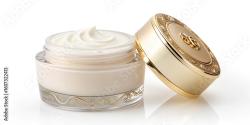Luxury Cream Jar with Golde...